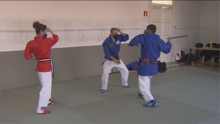 Cuatro policías nacionales de Madrid, los mejores en artes marciales de toda España