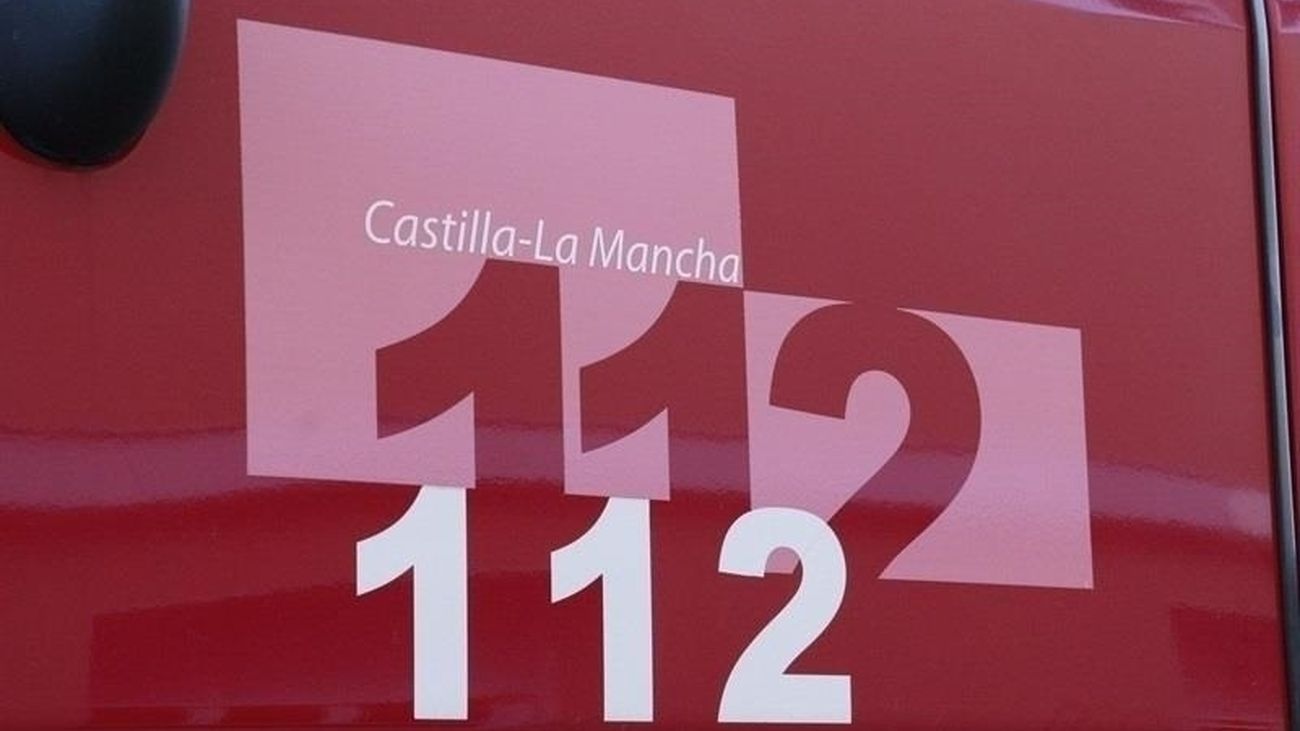 Ambulancia del servicio de emergencias Castilla La Mancha 112