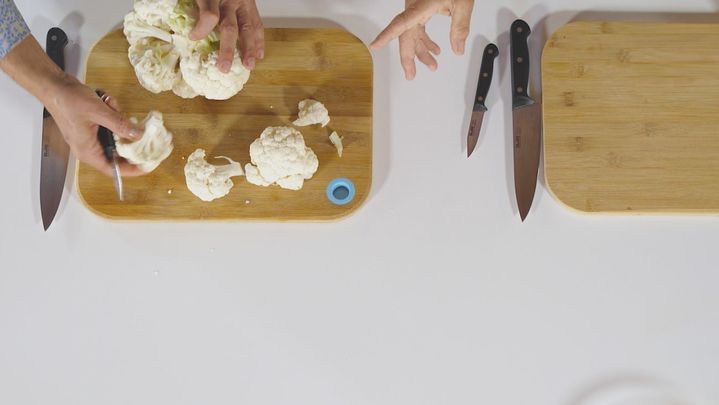 Receta de coliflor con almejas