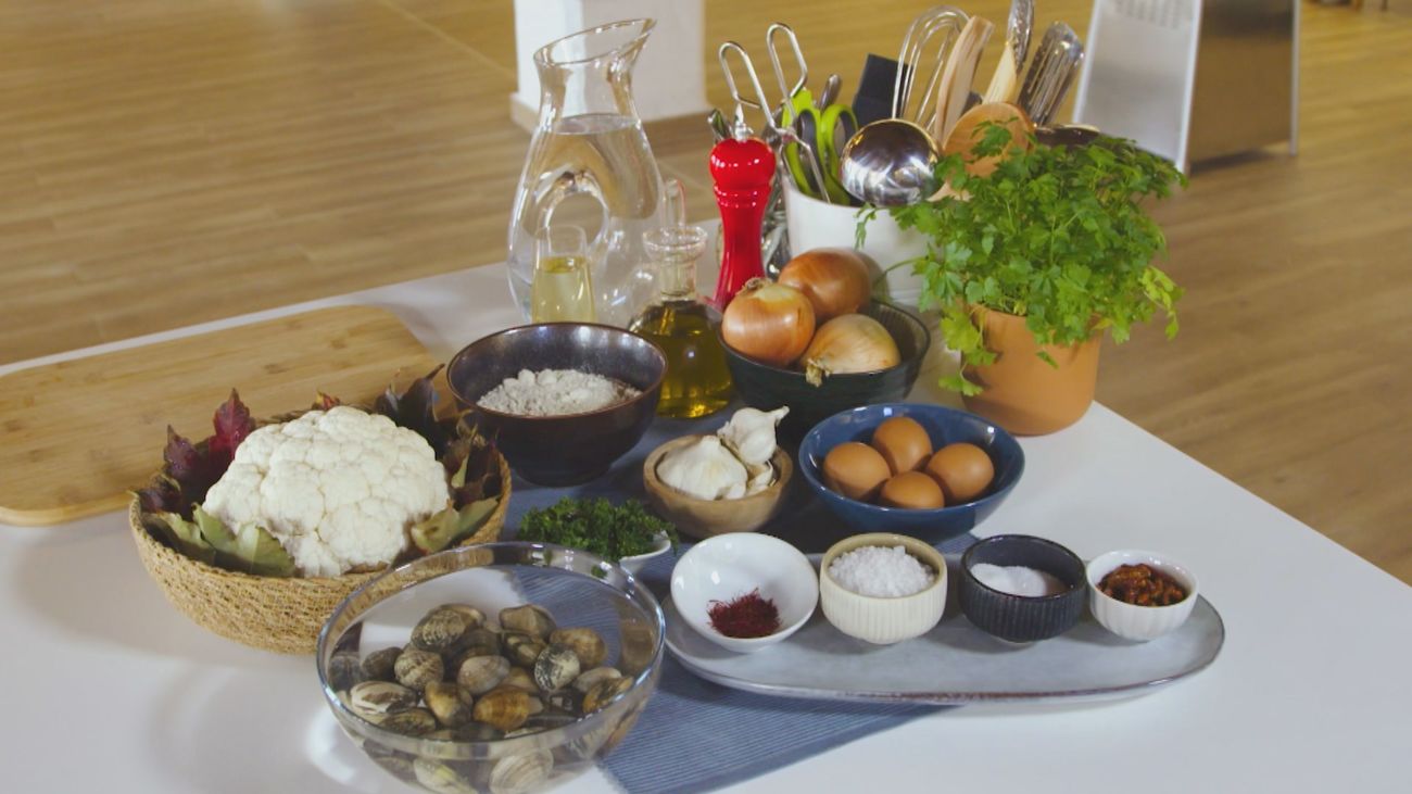 Hasta la cocina: Coliflor con almejas