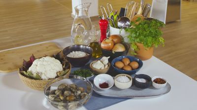 Hasta la cocina: Coliflor con almejas