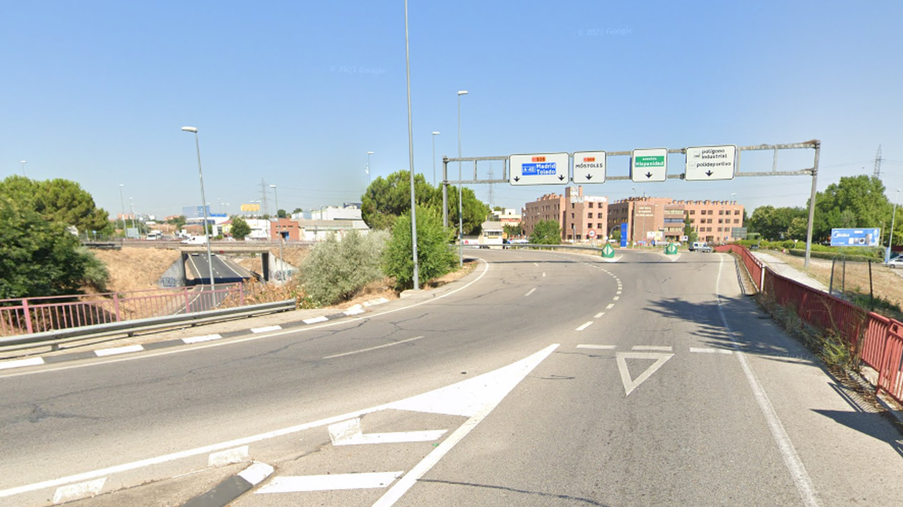 Cortes de tráfico en la M-506 de Fuenlabrada por obras del Canal de Isabel II