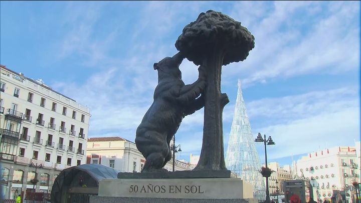 55 años del Oso y el Madroño en la Puerta del Sol