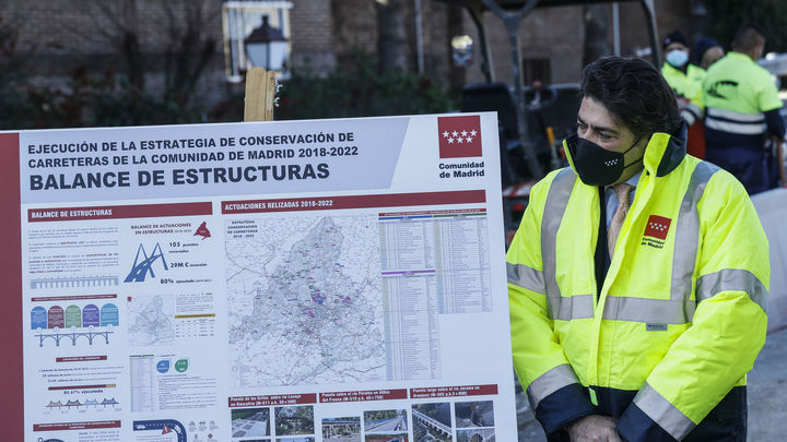 La Comunidad de Madrid ha reparado ya 105 puentes y estructuras en carreteras regionales entre 2019 y 2021
