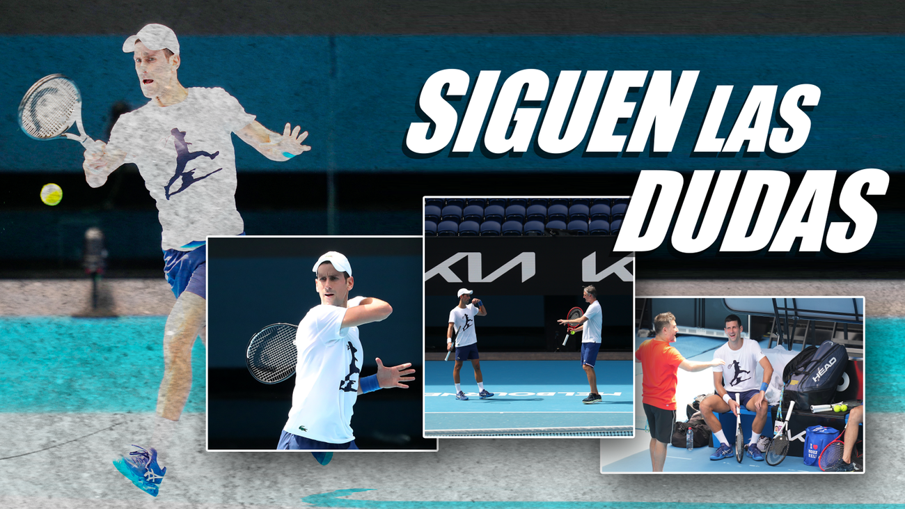 Djokovic entrena en Australia pendiente de su posible expulsión del país