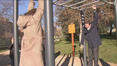 Carabante estrena el nuevo circuito deportivo del Parque Tierno Galván