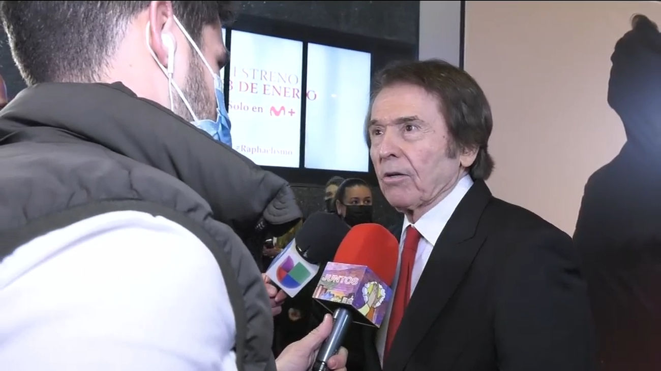 ¡Nos colamos en el estreno de la docuserie de Raphael!