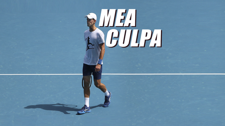 Djokovic reconoce un "error humano" en los trámites que hizo para entrar en Australia