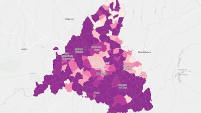 Mapa Covid de Madrid: Fuenlabrada y Móstoles se unen al 'club de los 3.000'