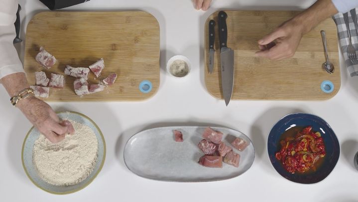 Receta de bonito con tomate