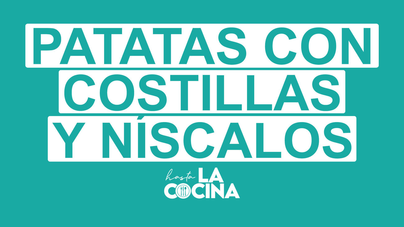Receta de patatas con costillas y níscalos