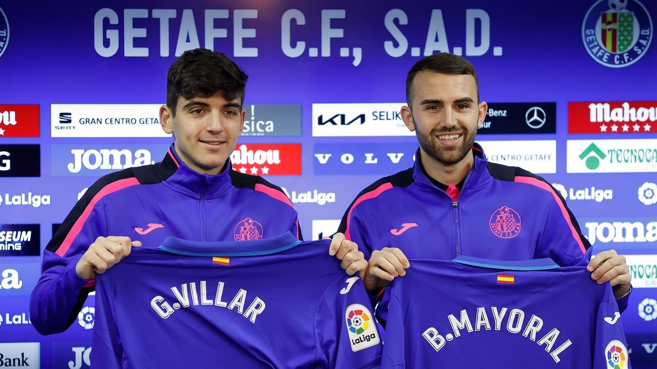 Mayoral y Villar: "Venimos a ayudar al Getafe y el Getafe nos ha ayudado a nosotros"