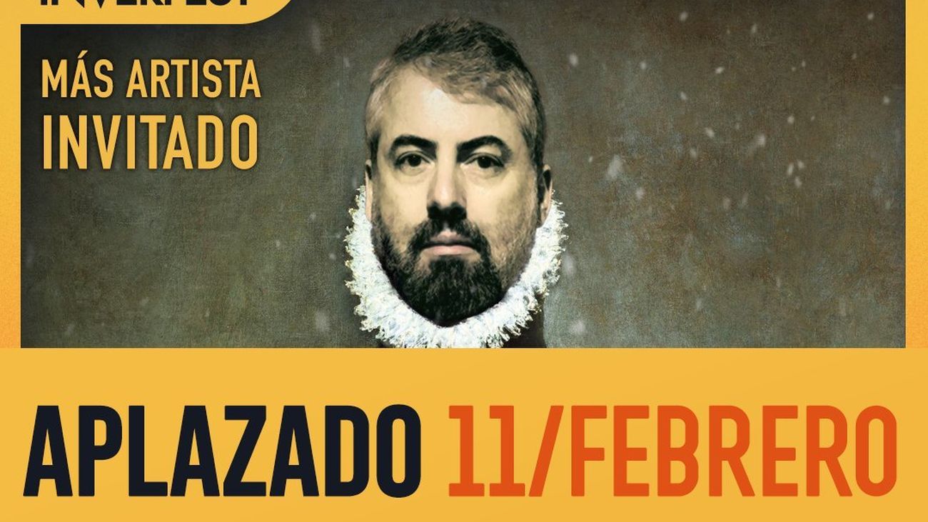 Aplazado el concierto de 'Sr. Chinarro' en Fuenlabrada