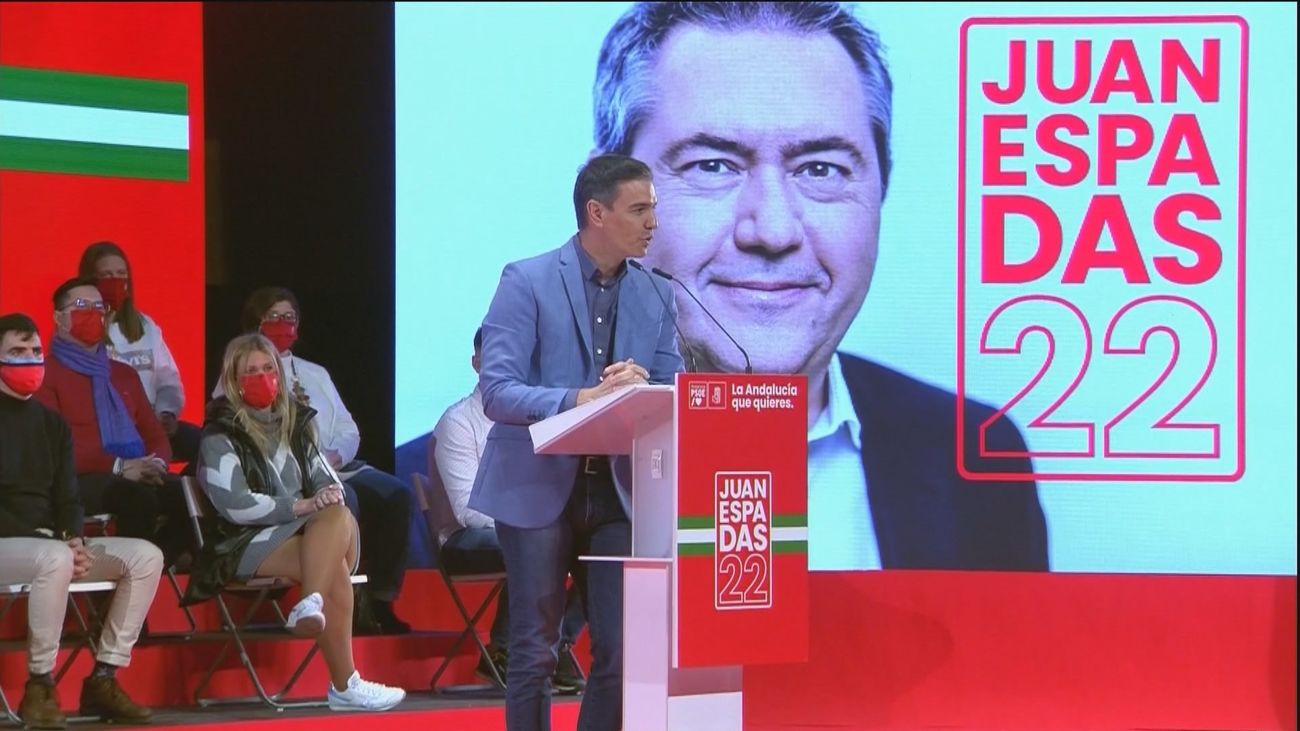 Sánchez critica el "negacionismo político" del PP