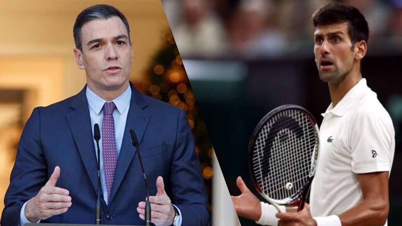 Sánchez: "Si Djokovic quiere jugar en España tiene que cumplir las normas"