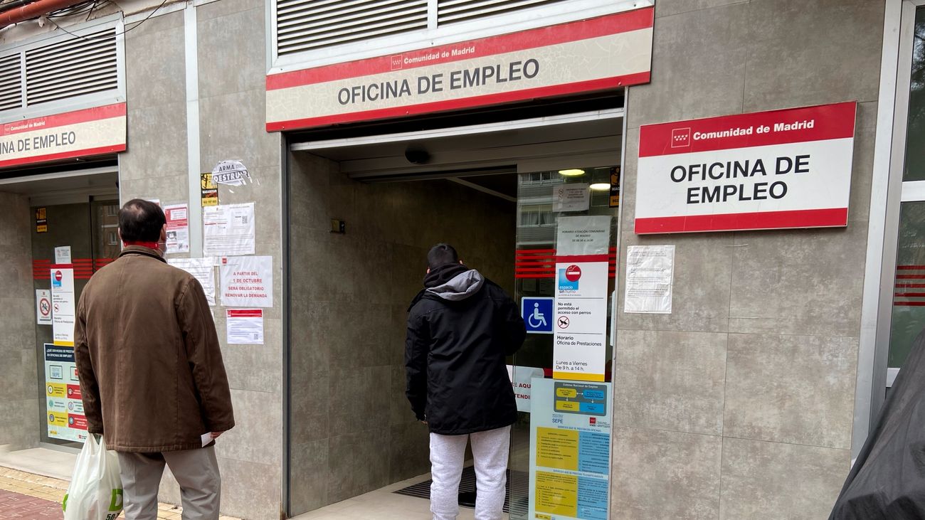 Una Oficina de Empleo en Madrid