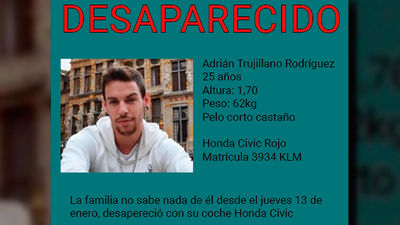 Localizan sin vida el joven de 25 años desaparecido el 13 de enero en Fuenlabrada