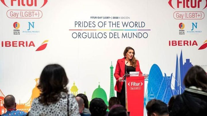 Acto de Fitur LGTB+ durante la feria de 2020 / FITUR