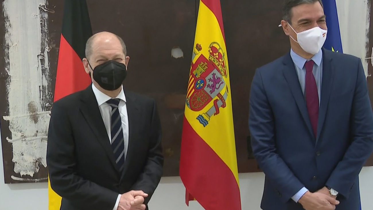 Sánchez recibe a Scholz en la Moncloa con vistas a reforzar las políticas socialdemócratas en Europa
