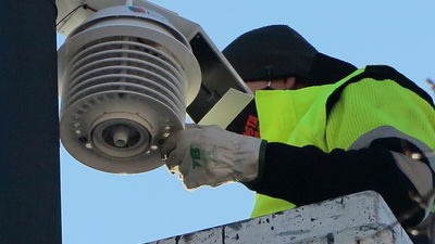 Getafe instala nuevos sensores de humedad y temperatura en espacios públicos