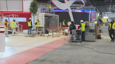 Últimos preparativos para la apertura de Fitur 2022, este miércoles