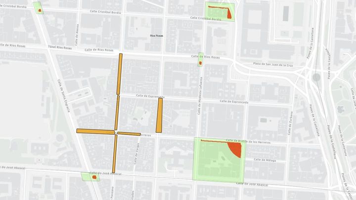 Zona Pozano terrazas / Ayuntamiento de Madrid