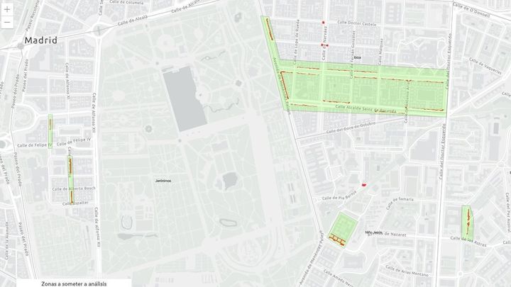 Estudio de saturación de terrazas en la zona de Ibiza / Ayuntamiento de Madrid