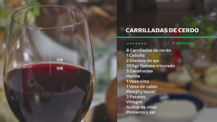 Receta de carrilladas de cerdo