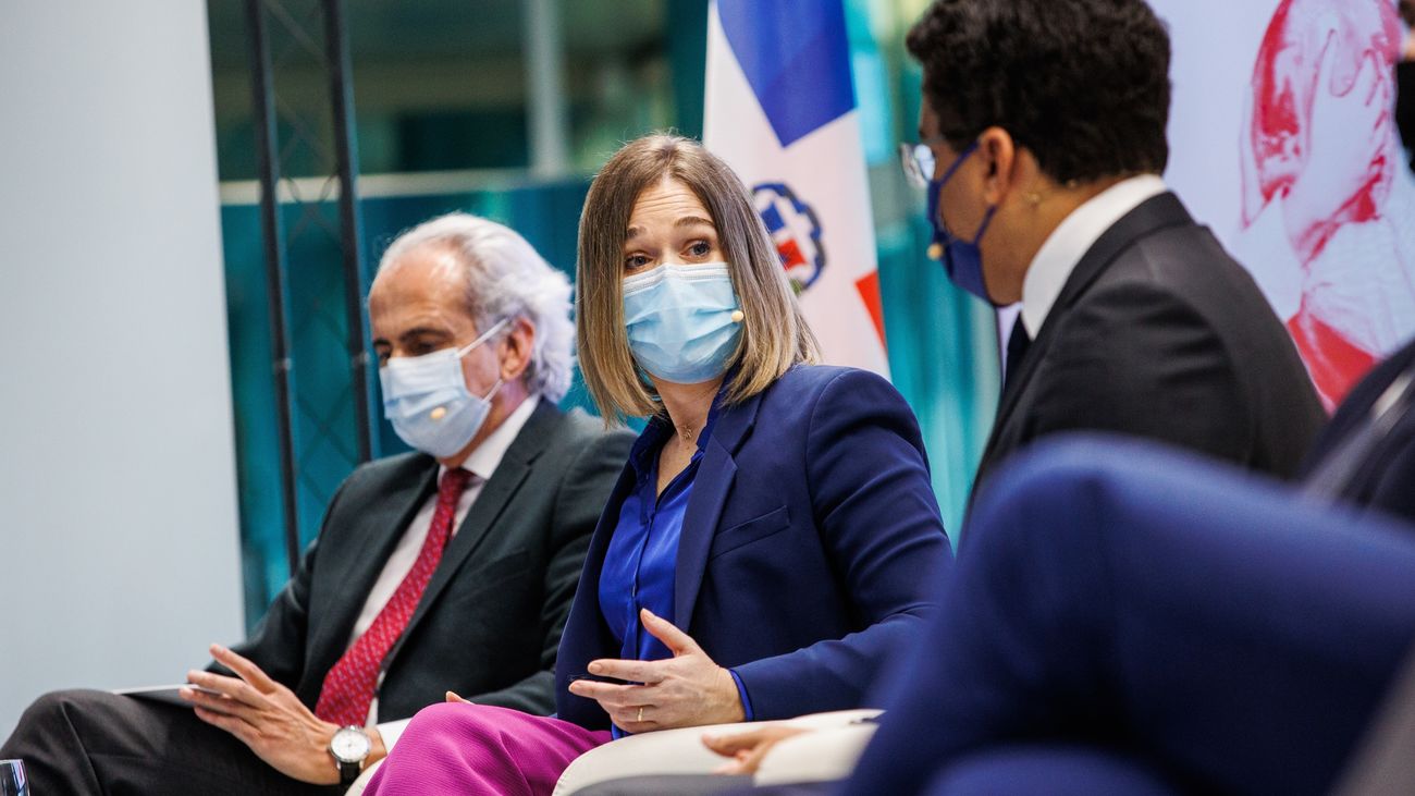 Marta Rivera de la Cruz en la presentación de Fitur