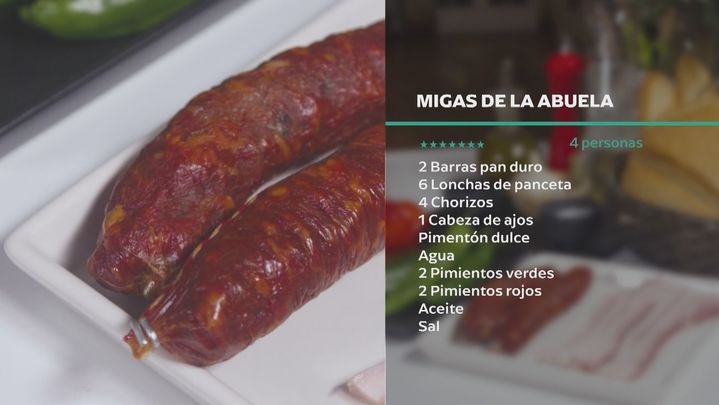 Receta de migas de la abuela