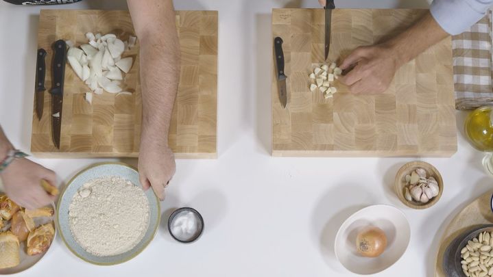 Receta de gallina en pepitoria