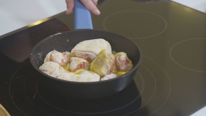 Receta de gallina en pepitoria