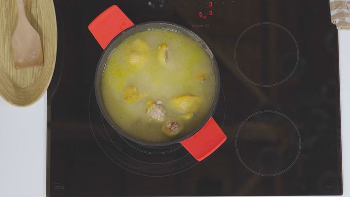 Receta de gallina en pepitoria