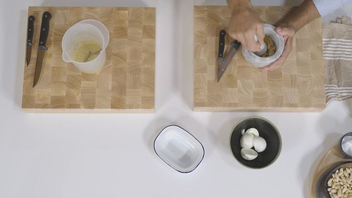 Receta de gallina en pepitoria