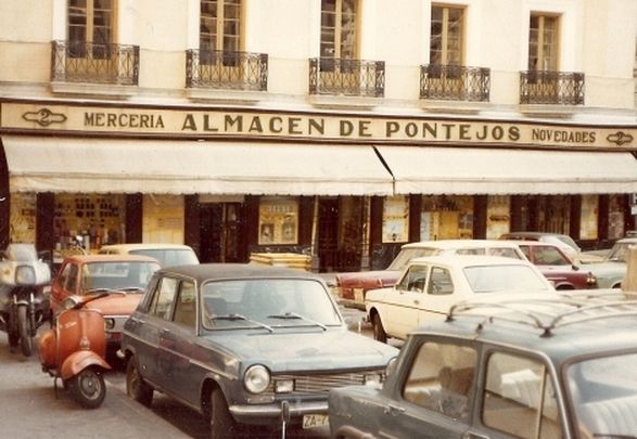 Almacenes Pontejos, en 1970 / Archivo