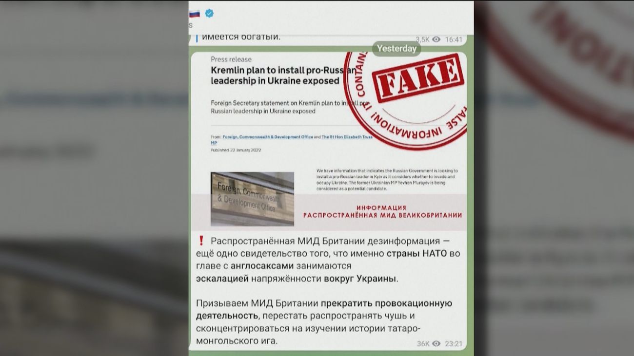 Rusia tacha de "provocación" las acusaciones de Reino Unido sobre sus intenciones en Ucrania