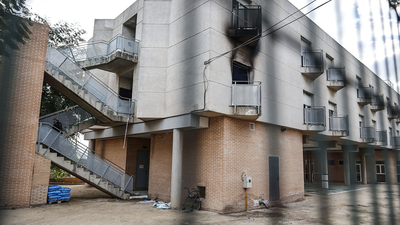 Incendio en una residencia de ancianos de Moncada