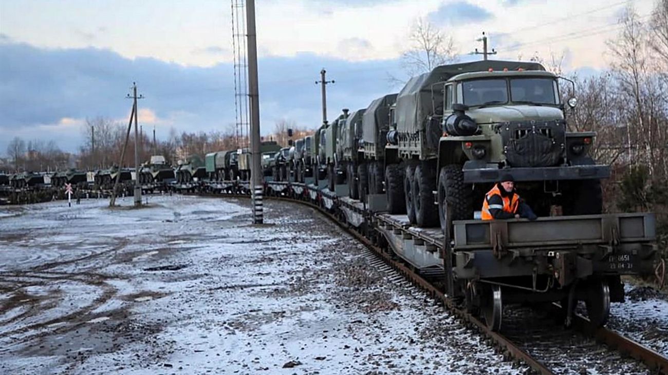 Movimiento de material militar entre Rusia y Bielorrusia