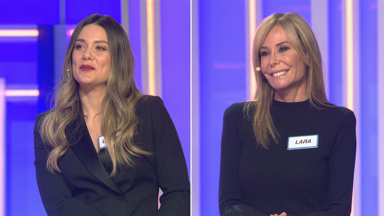 Así ha sido el divertido duelo entre Lorena Gómez y Lara Dibildos en 'Atrápame si puedes Celebrity'