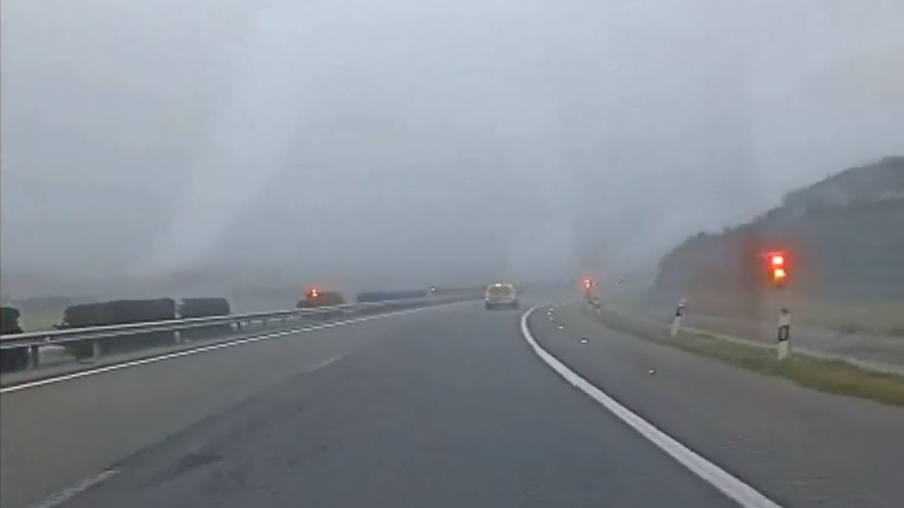 Sistema de balizamiento para días de niebla intensa