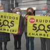Desalojados del pleno de Cibeles los vecinos que protestaban contra la ordenanza de terrazas