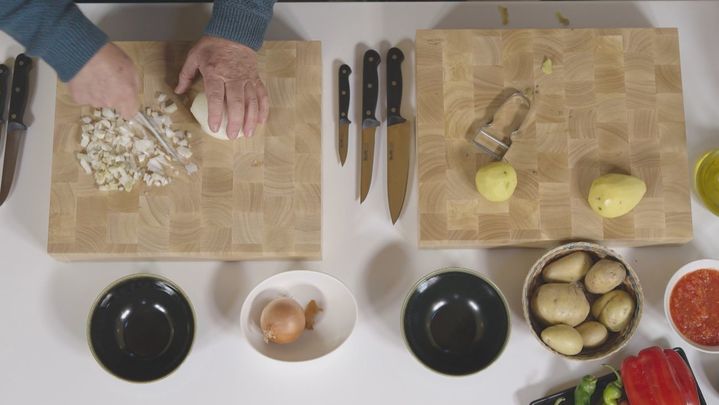 Receta de marmitako de salmón