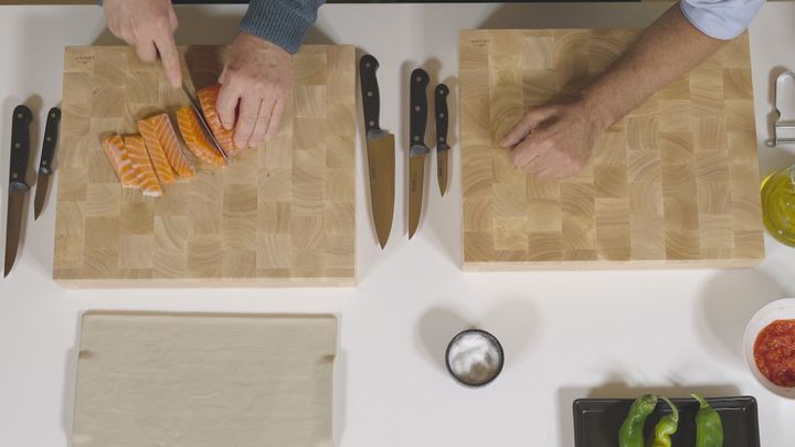 Receta de marmitako de salmón