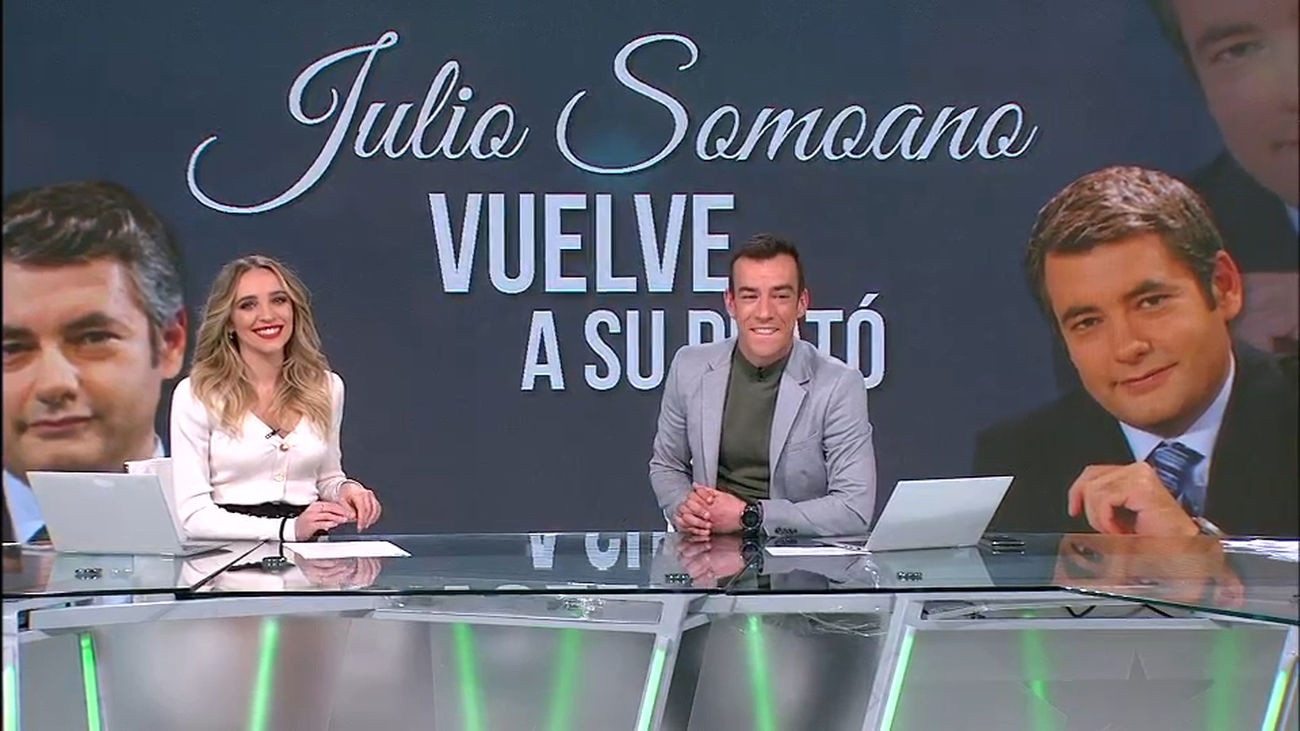 Julio Somoano vuelve a Telemadrid 10 años después