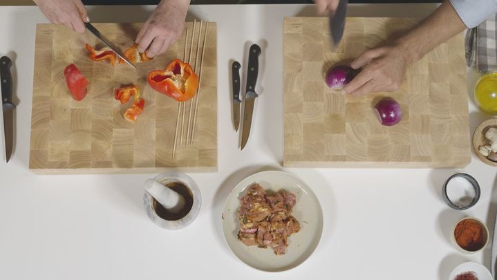 Receta de patatas revolconas con cordero