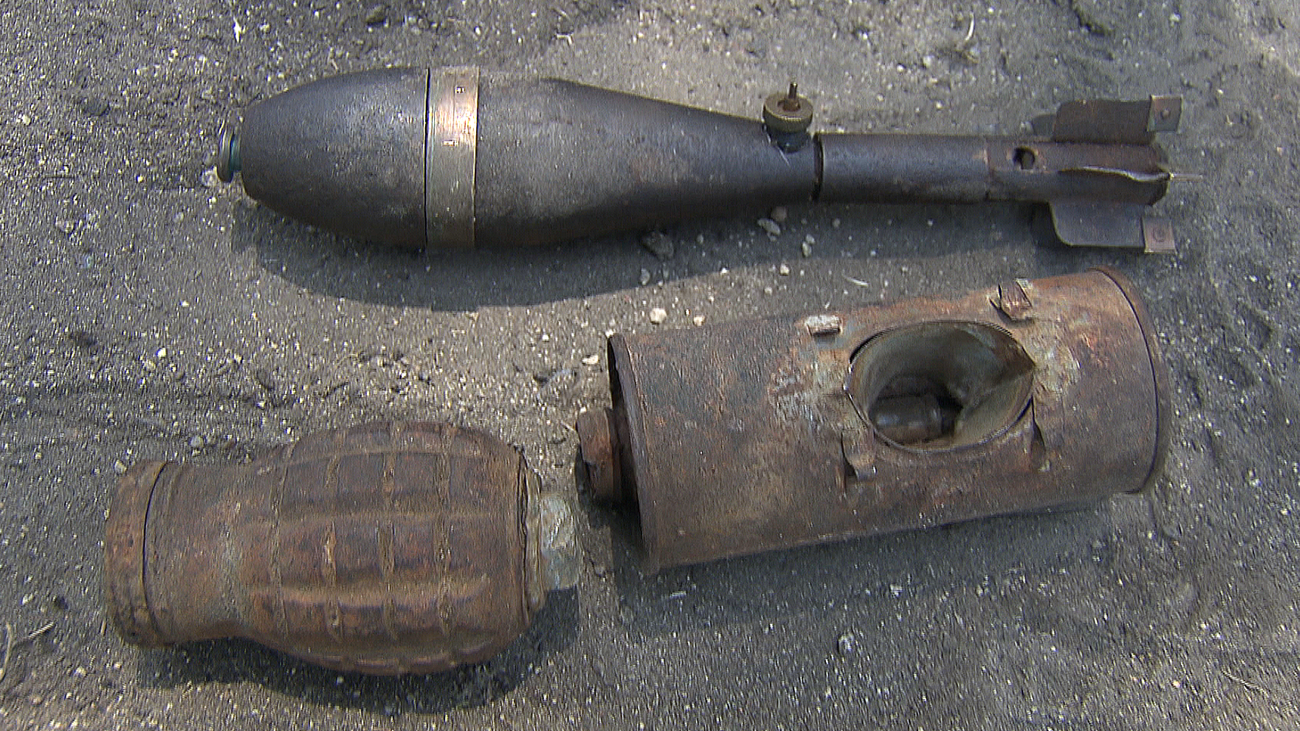 Localizan un obús de la Guerra Civil en la calle Sagasta