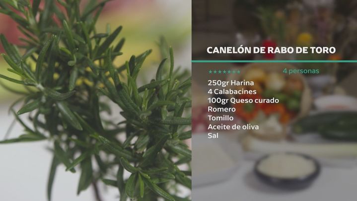Receta de canelones de rabo de toro
