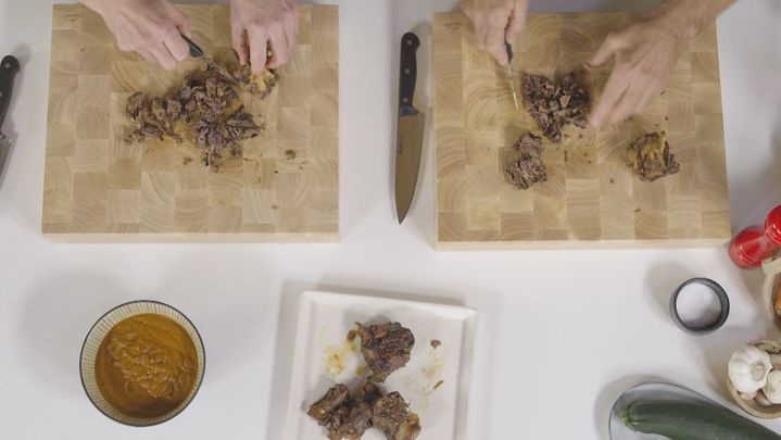 Receta de canelones de rabo de toro