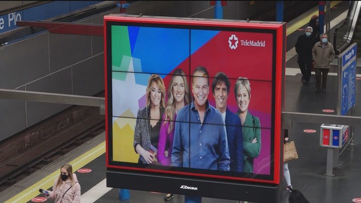 Pantalla en Príncipe Pío / REDACCIÓN