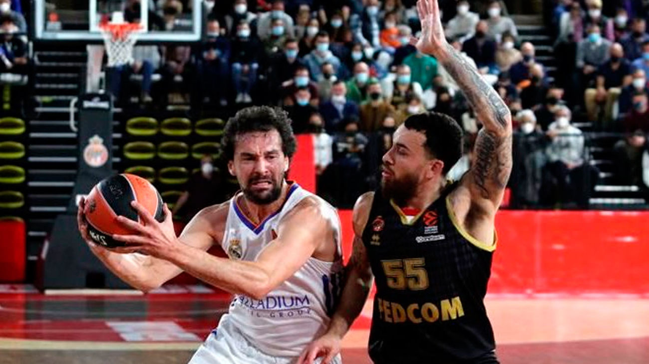 84-90. El Real Madrid consigue una trabajada victoria ante el Mónaco